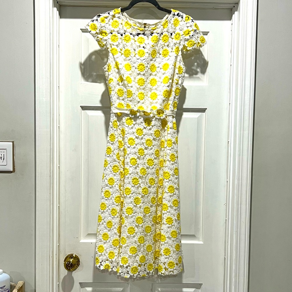 Alex Marie Embroidered Midi Dress